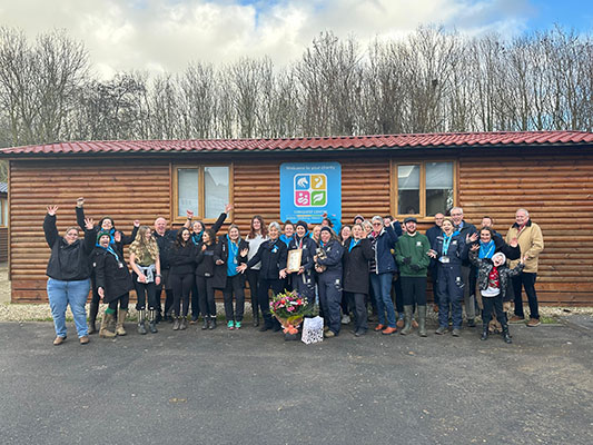 Conquest Centre High Sheriff Award Dec 25 presented by Janet Montgomery